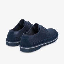 Camper Morrys Formal Shoes Navy - Mens Singapore EXTNZH-418